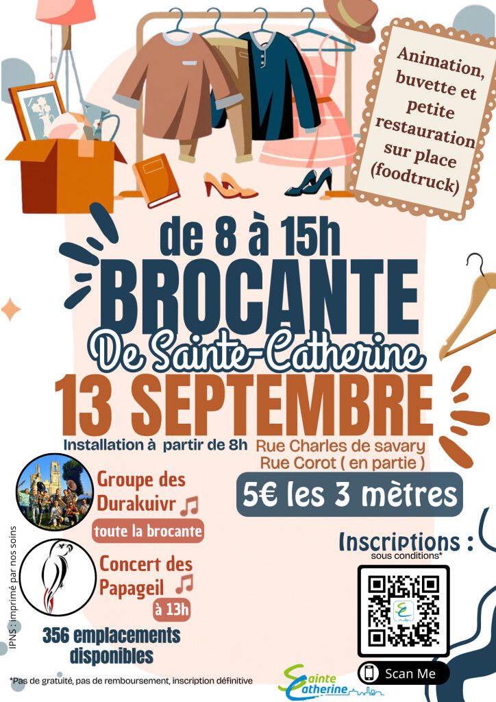 🛍️ Brocante de Sainte-Catherine 🎉