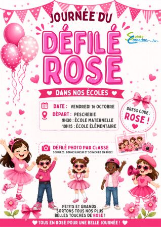 🌸 OCTOBRE ROSE : UN DÉFILÉ SOLIDAIRE DANS NOS ÉCOLES 🎀