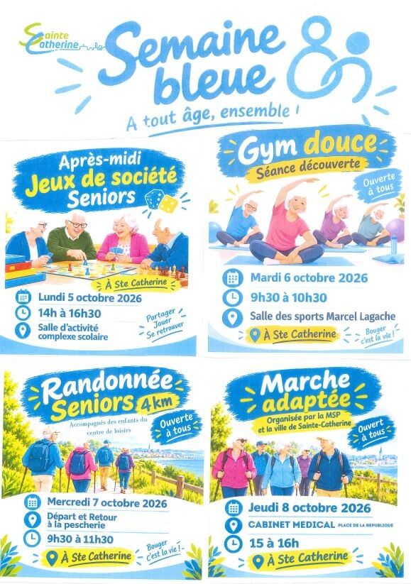 PROGRAMME DE LA SEMAINE BLEUE