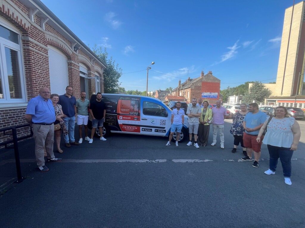Remerciements aux annonceurs sur le Kangoo Municipal