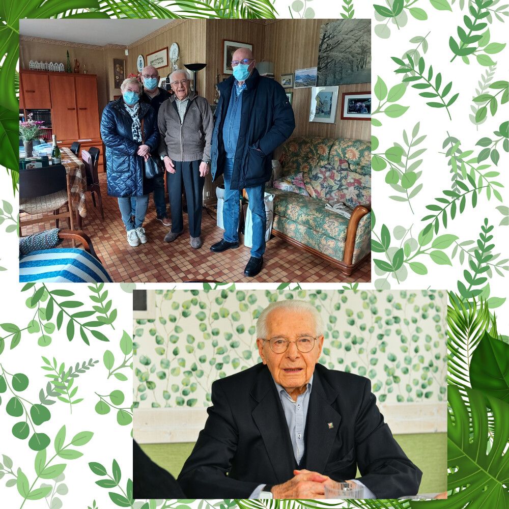 Mr Pierre Manière à fêté ses 104 ans
