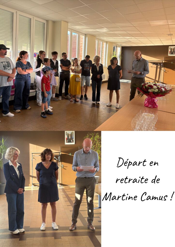 Départ en retraite de Martine Camus
