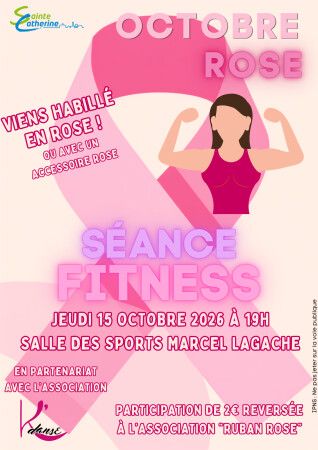 🌸 OCTOBRE ROSE : UNE SÉANCE DE FITNESS SOLIDAIRE À SAINTE-CATHERINE 💗