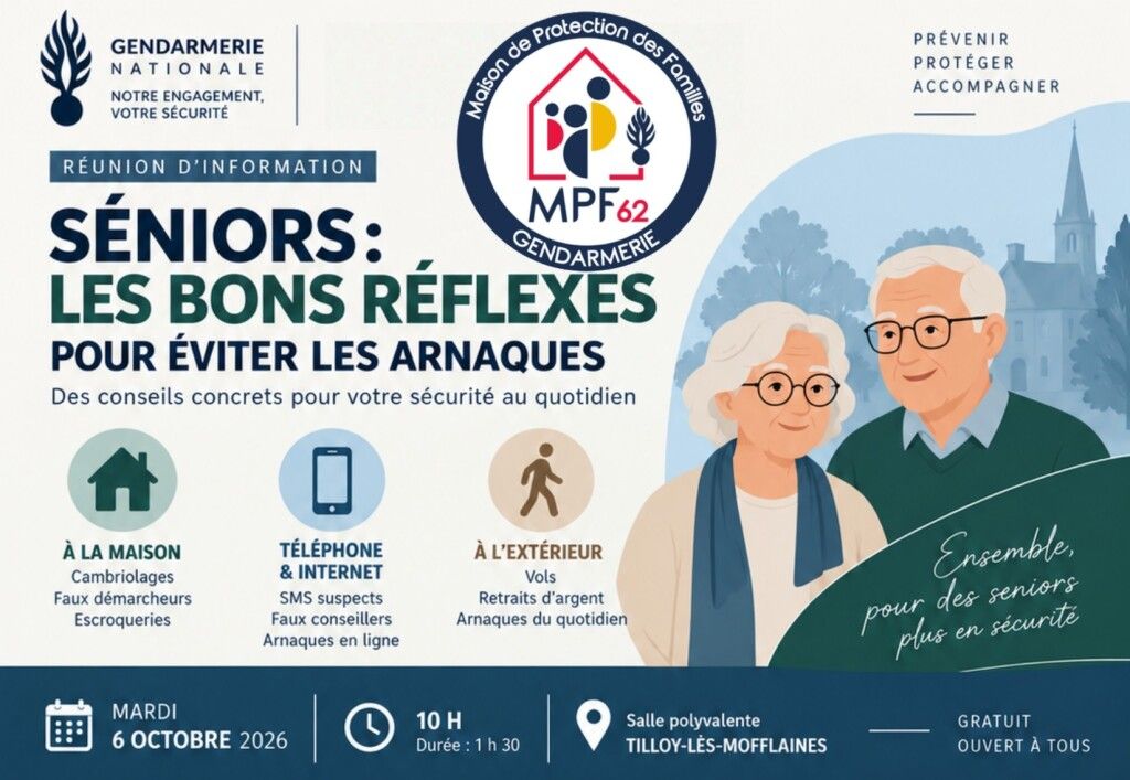 🚨 SÉNIORS : LES BONS RÉFLEXES POUR ÉVITER LES ARNAQUES