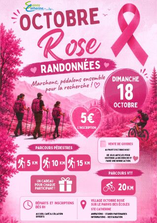 OCTOBRE ROSE : Sainte-Catherine se mobilise ! đ©·